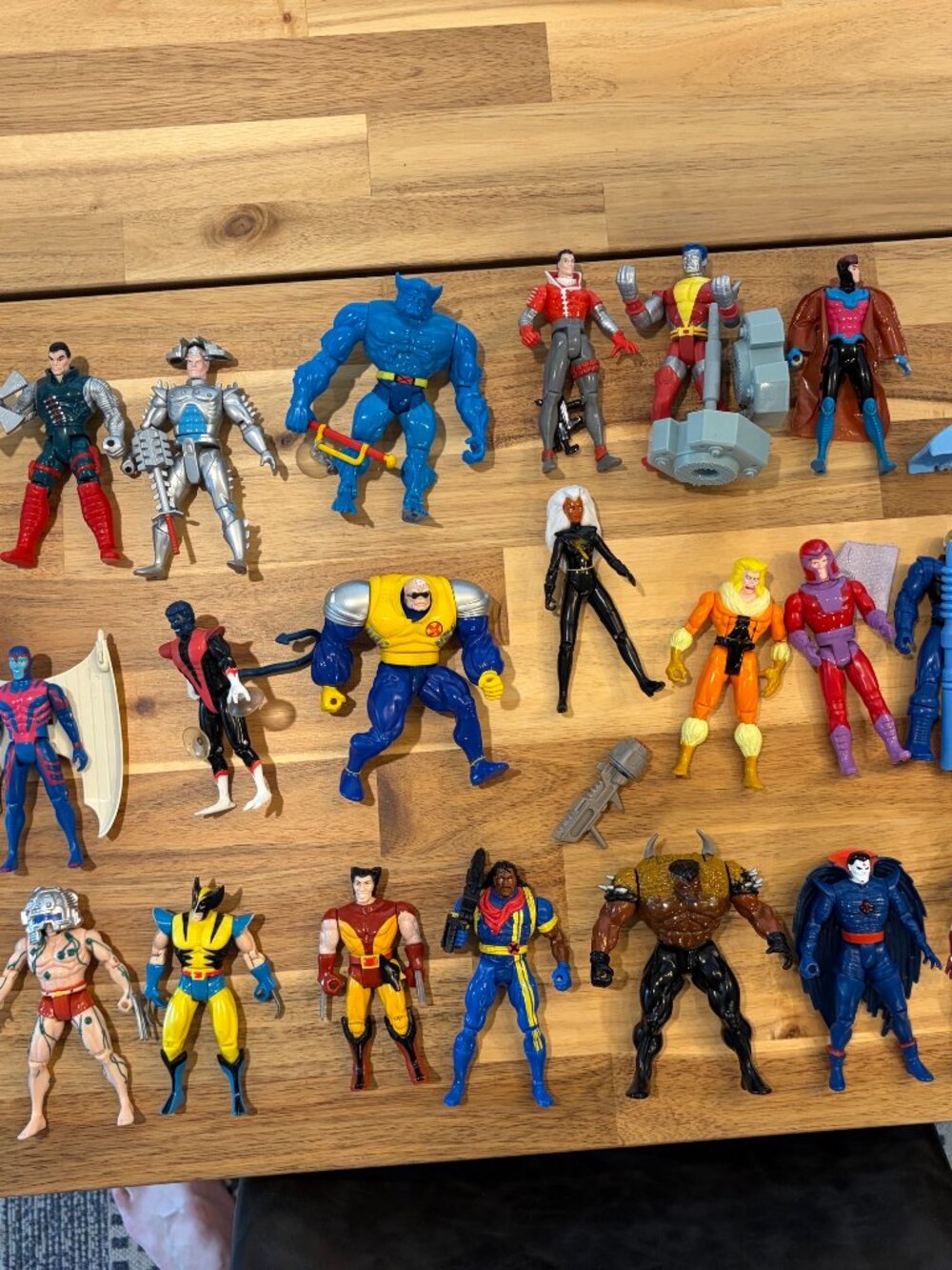 Vintage 90s Toy Biz X-Men Action Figure Lot 30+ Wolverine Cable Iceman